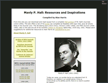 Tablet Screenshot of manlyphall.info